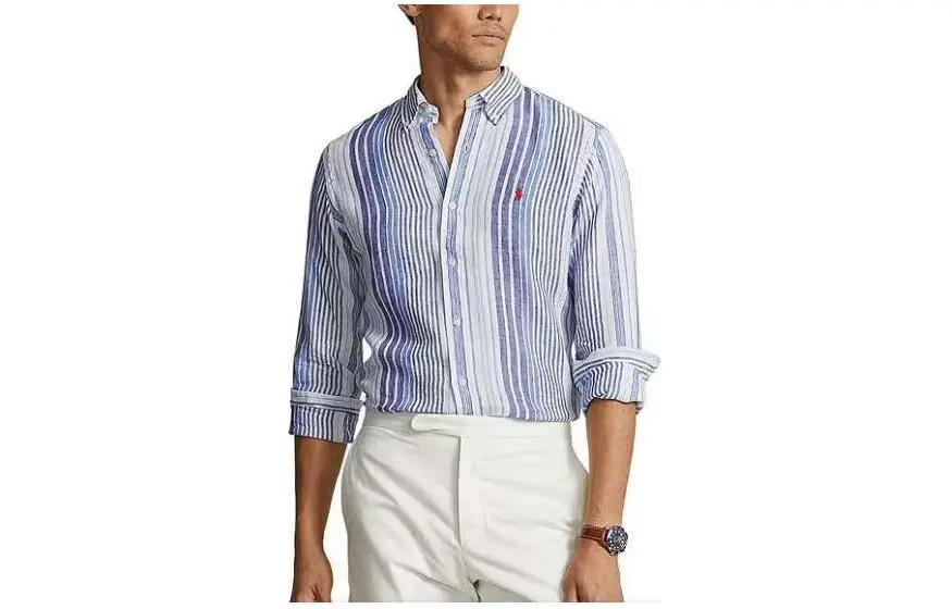 Polo Ralph Lauren Shirt Men's Blue Multicolor