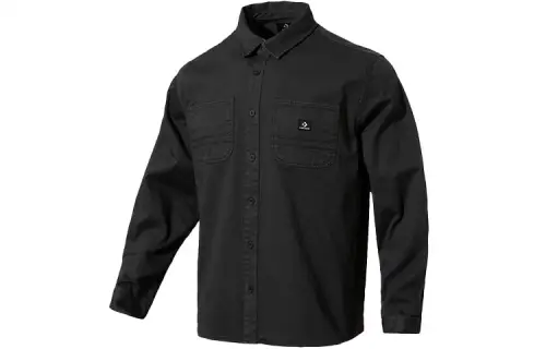 Converse Shirts Men's Black Lapel Moderate Other
