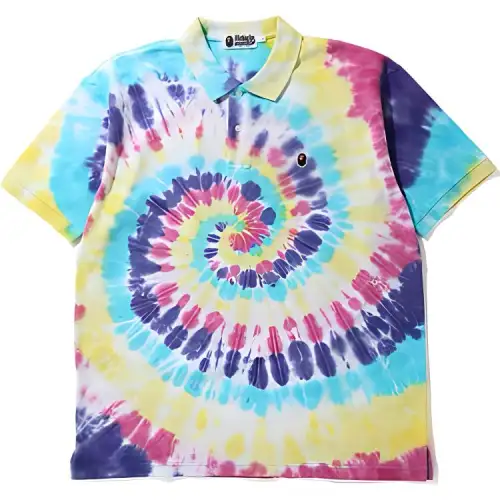 Bape Relaxed Tie Dye Polo