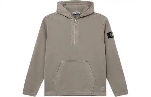 STONE ISLAND Compass-motif Cotton Hoodie