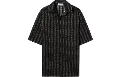 OFF-WHITE All-Over Patterned Short-Sleeved Shirt