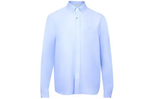 KENZO Shirts Men's Sky Blue Pointed Collar Moderate Other