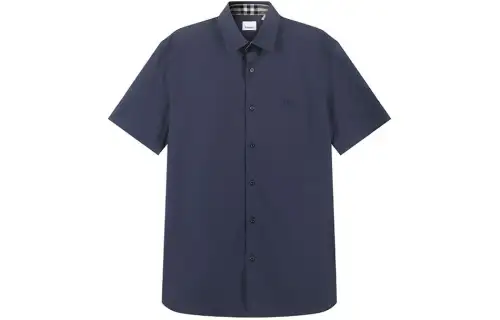 Burberry SS24 Shirt Men's Marine Blue