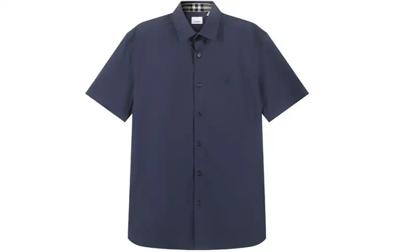 Burberry SS24 Shirt Men's Marine Blue