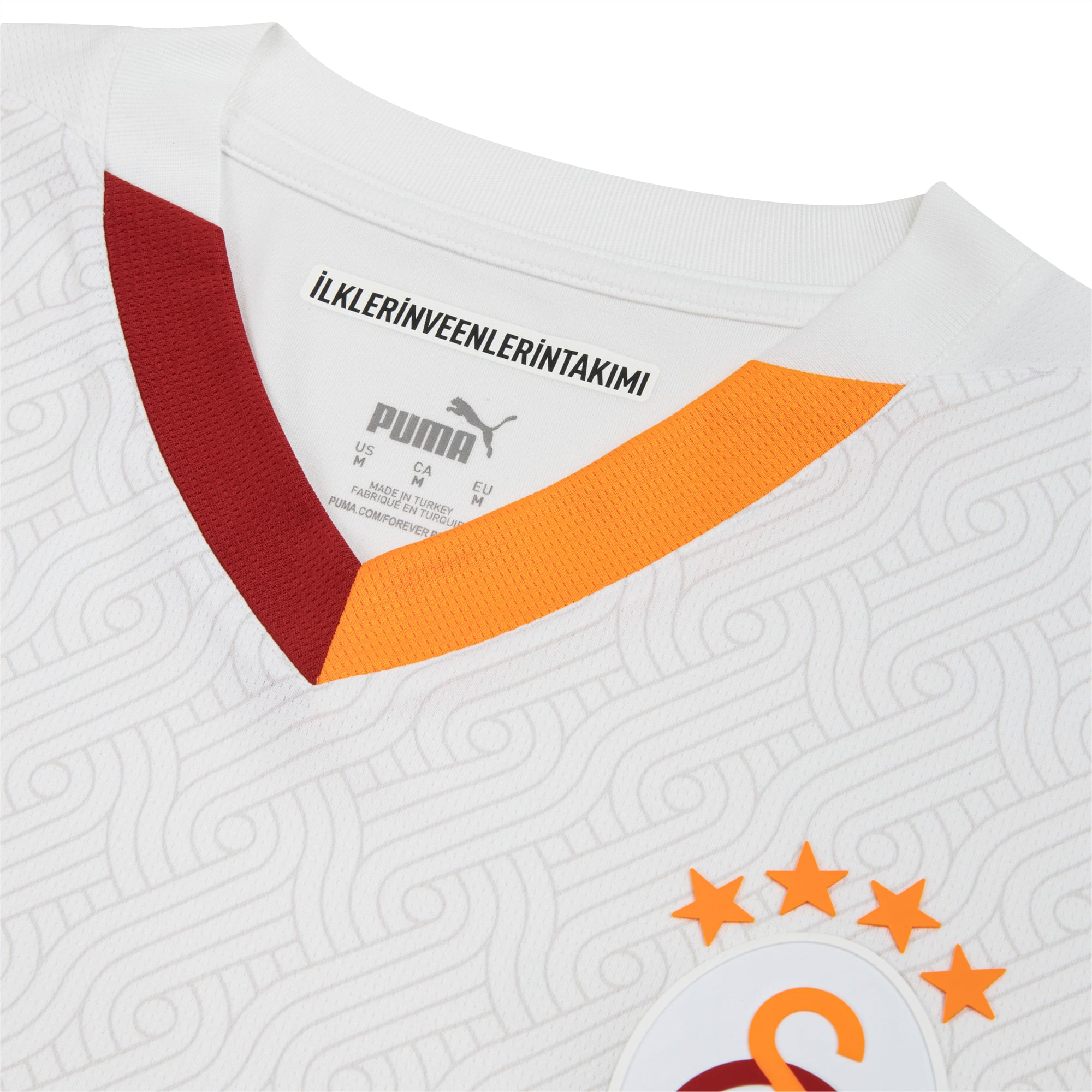 PUMA SS24 Soccer Jersey Men’s White Red