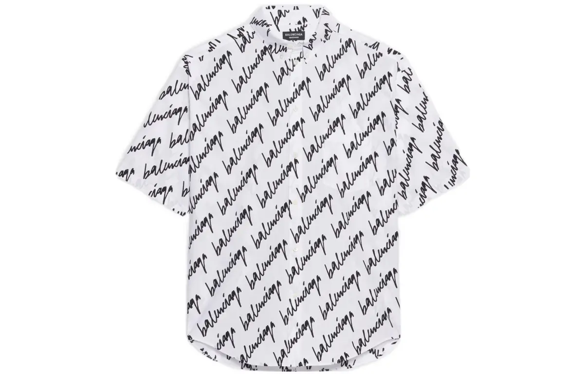 Balenciaga SS22 Shirt Regular Fit Men's White