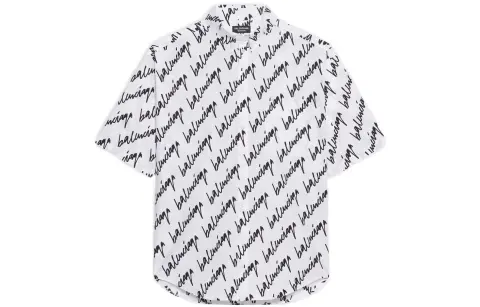 Balenciaga SS22 Shirt Regular Fit Men's White
