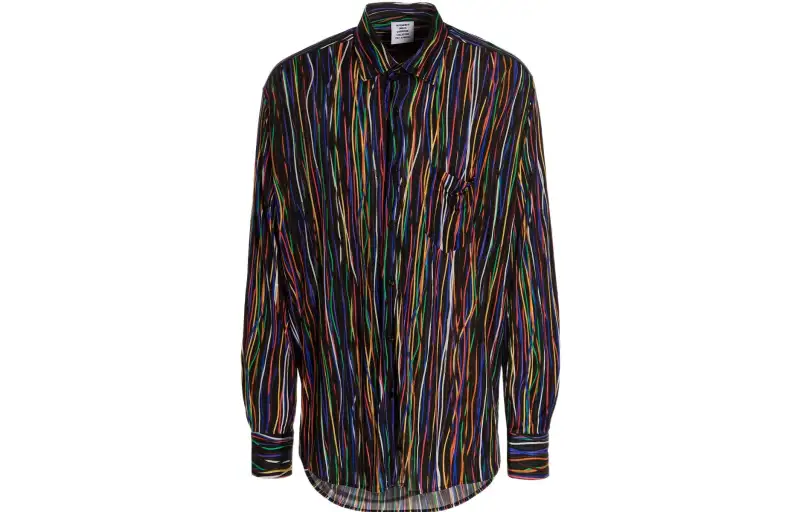 Vetements Shirts Men's Multicolor Lapel Other