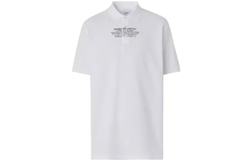 Burberry Polo Shirt Men's White