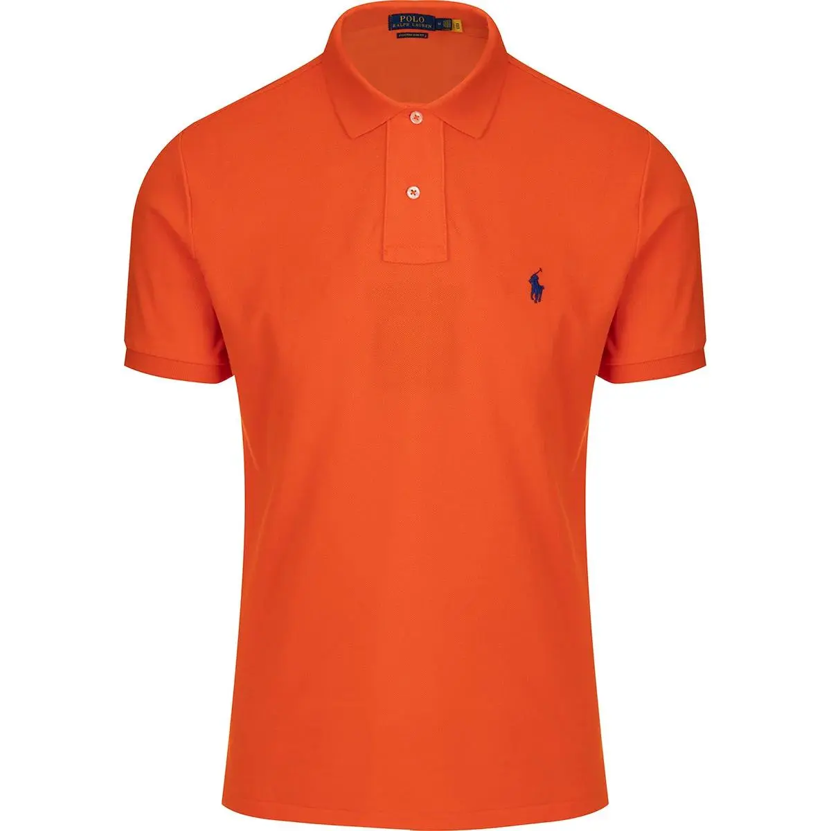 Polo Ralph Lauren SS22 Polo Shirt Custom Slim Fit Men's Orange