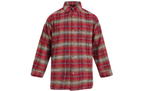 Levis Shirts Men's Red Square Collar Moderate Other