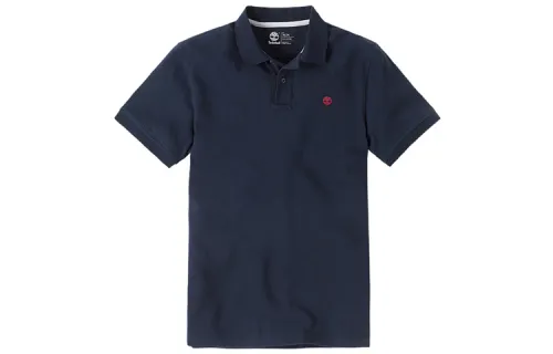 Timberland Polo Shirts Men's Dark Royal Blue Moderate Straight Fit