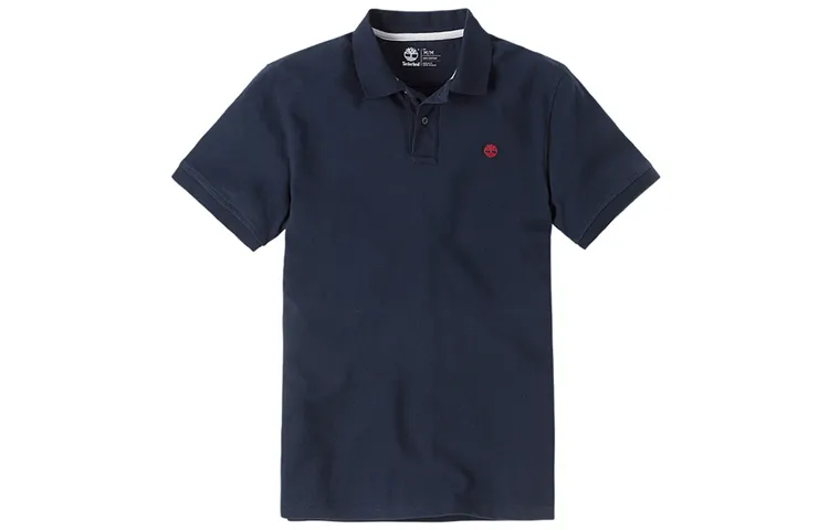 Timberland Polo Shirts Men's Dark Royal Blue Moderate Straight Fit