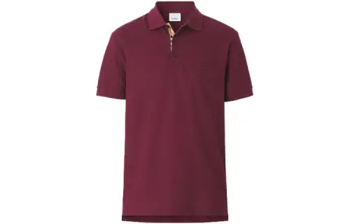 Burberry FW21 Polo Shirt Men's Burgundy