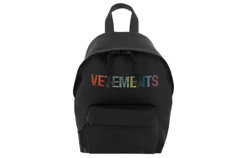 Vetements Canvas Backpack Unisex Black