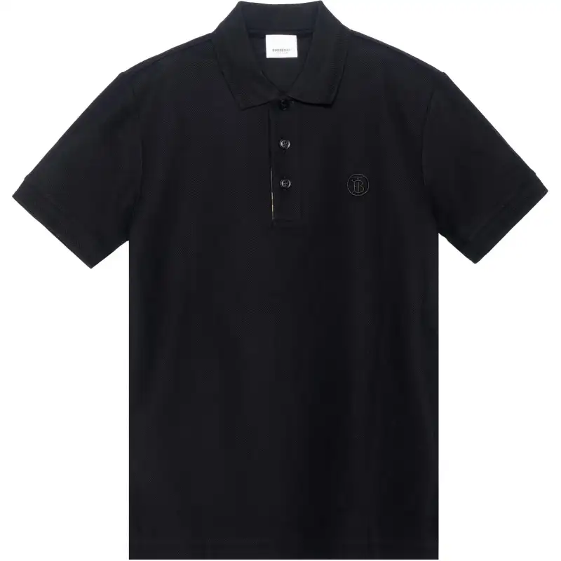 Burberry Monogram Motif Cotton Pique Polo