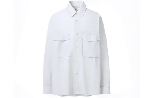 UNIQLO SS24 Shirt Men's Light Blue