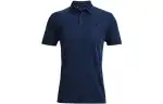 Under Armour Polo Shirts Men's Collegiate Blue Polo Collar Moderate Straight Fit