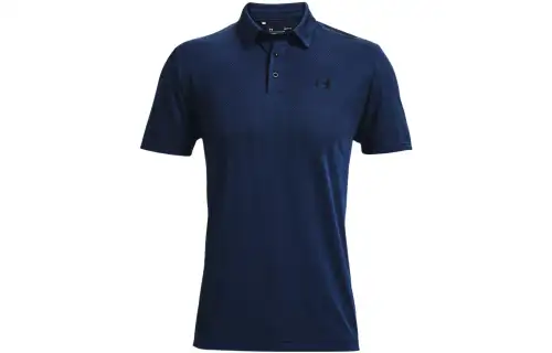 Under Armour Polo Shirts Men's Collegiate Blue Polo Collar Moderate Straight Fit