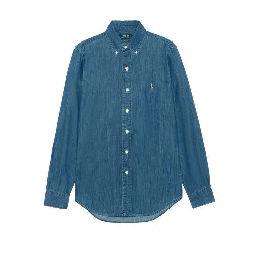 Polo Ralph Lauren Logo Embroidered Denim Shirt