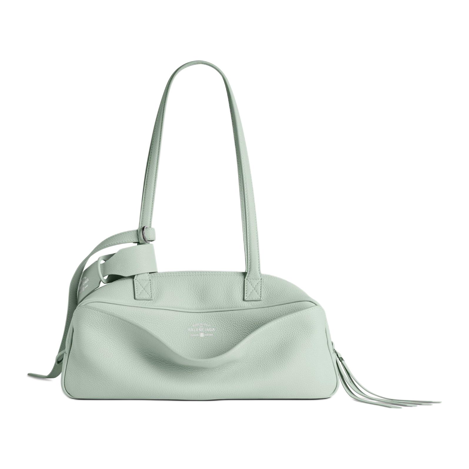 Женская сумка Balenciaga CARRIE (зеленая)