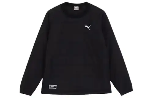 PUMA Sweatshirts Men's Black Crew Neck Moderate Other