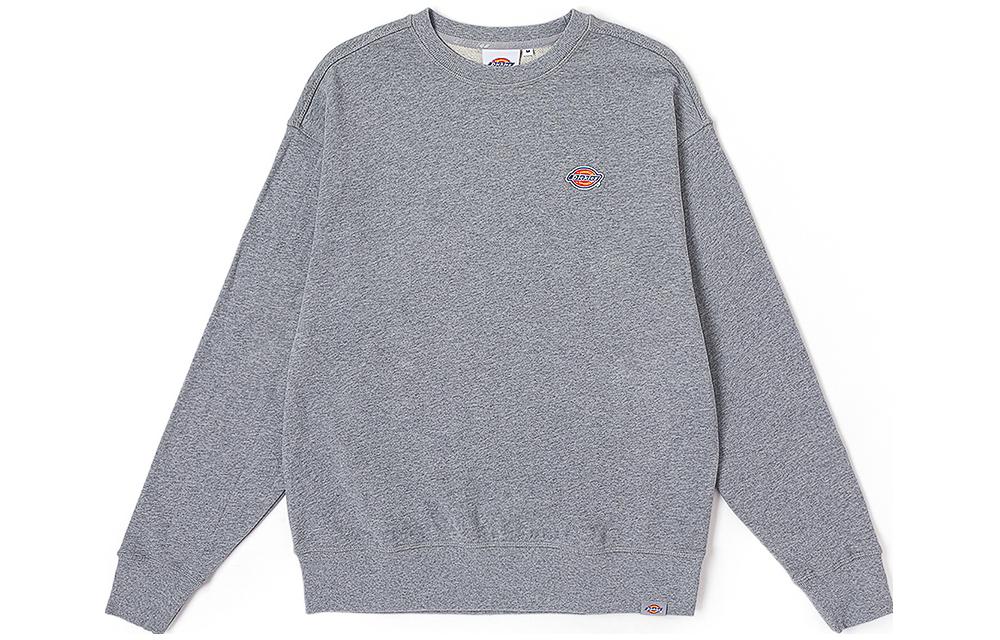 Dickies Sweatshirts Unisex Medium Feather Gray Crew Neck Moderate Regular