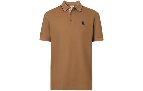 Burberry Polo Shirts Men's Warm Brown Moderate Other