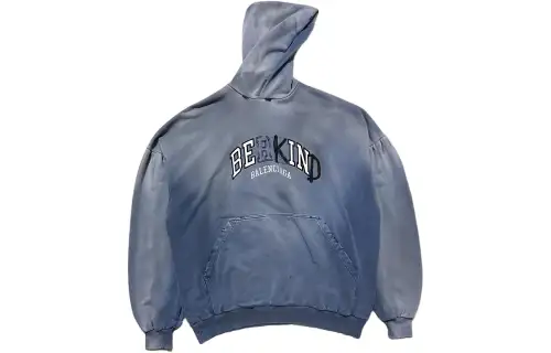 Balenciaga Sweatshirt Regular Fit Men's Blue