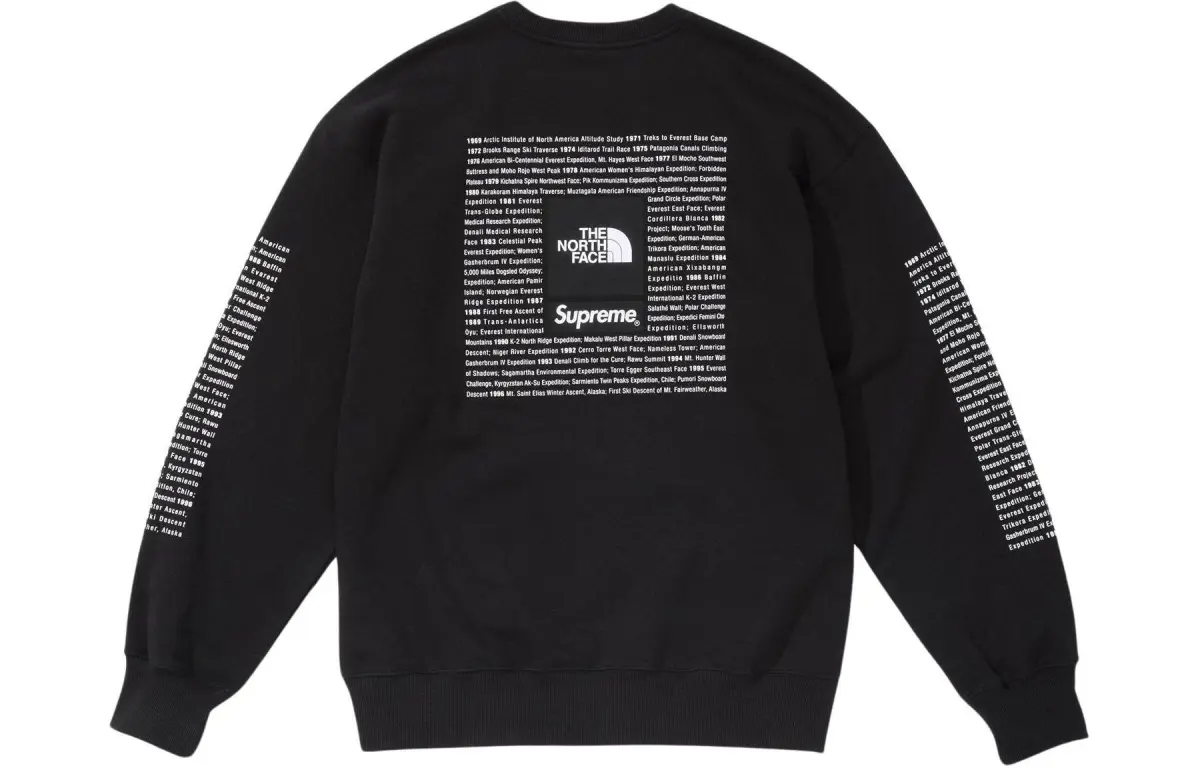 Supreme x The North Face "Khaki" sweatshirt