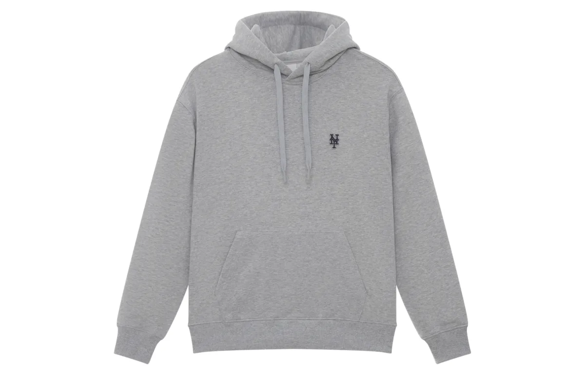 MLB Basic Collection New York Mets 24FW Pullover Hoodie Unisex Heather Gray