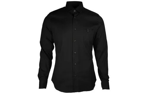 PRADA Shirts Men's Black Moderate Other