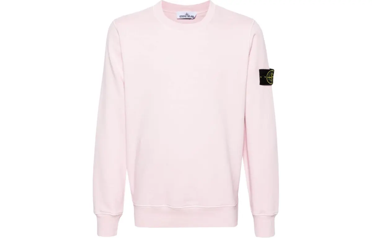 Stone Island Logo Patch Crewneck Sweatshirt