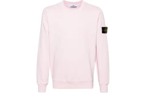 Stone Island Logo Patch Crewneck Sweatshirt
