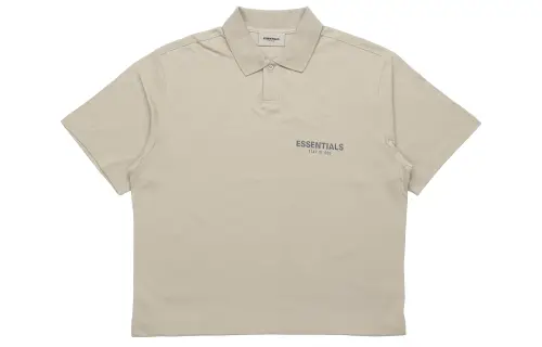 Fear Of God Essentials FW20 Polo Shirt Unisex Olive Green