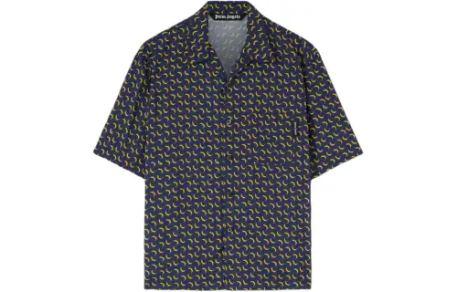 Palm Angels banana-print shirt