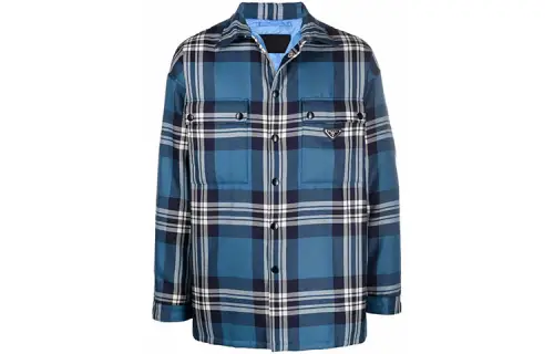 PRADA Shirts Men's Blue Moderate