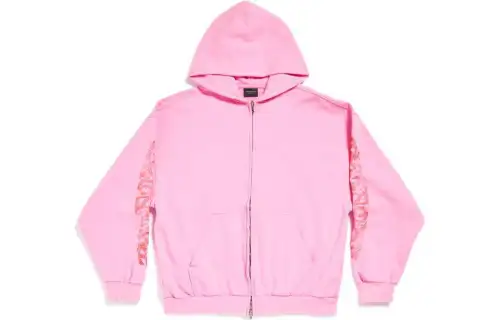 Balenciaga Sweatshirt Loose Fit Unisex Pink