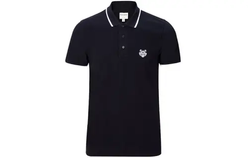 KENZO Polo Shirts Men's Polo Collar Moderate Straight Fit
