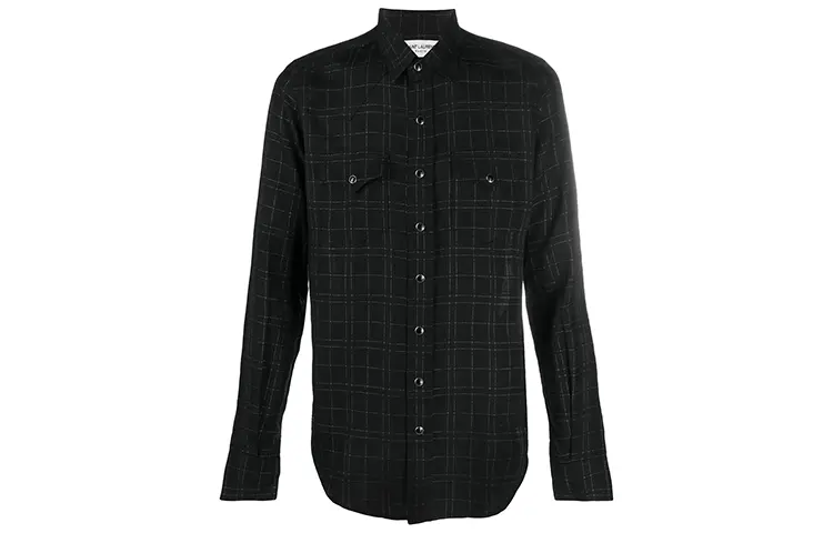 SAINT LAURENT Shirt Men's Black