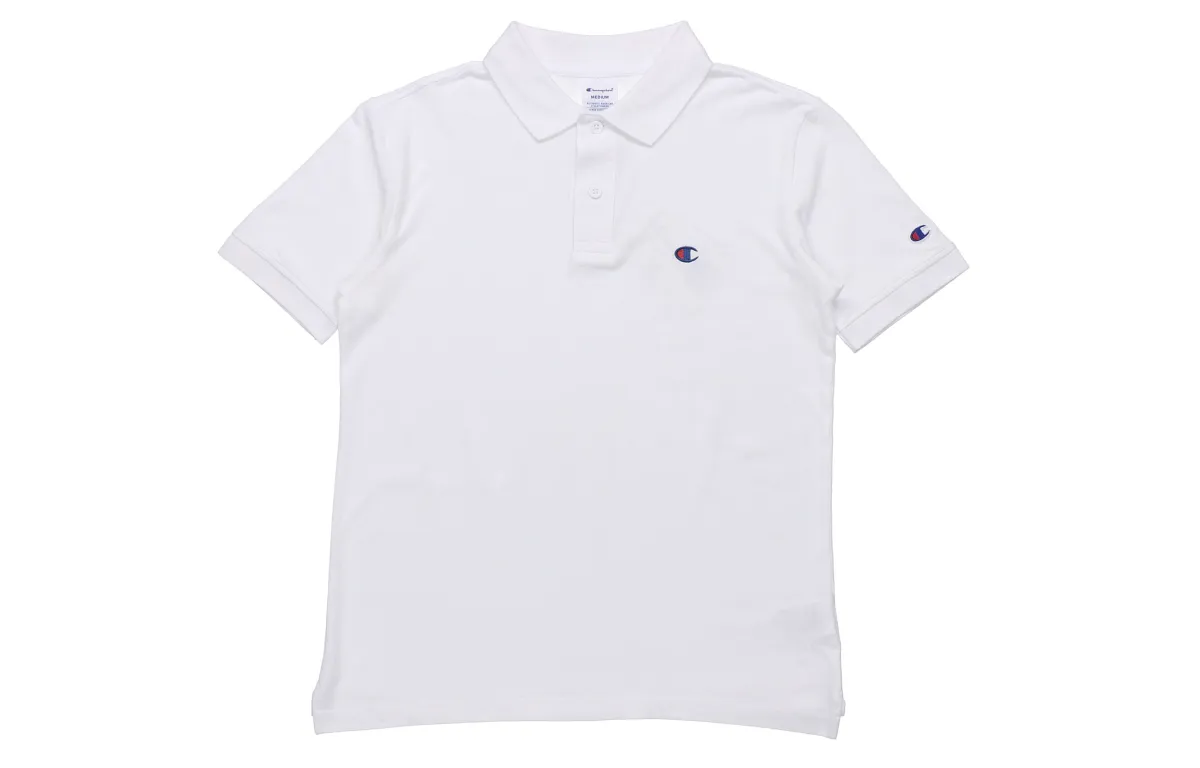 Champion Polo Shirt Japan Version Unisex White