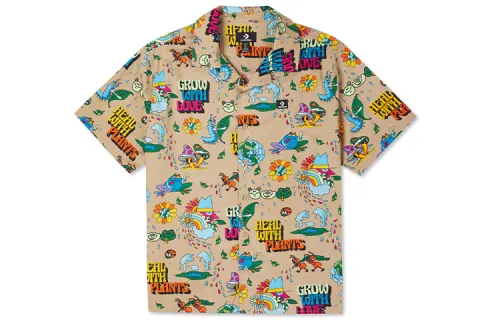 Converse Shirt Men's Beige Yellow