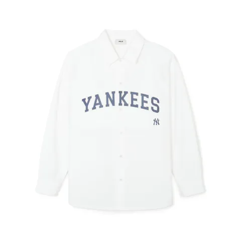 MLB SS24 New York Yankees Shirt Unisex White