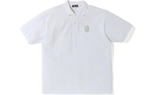 A BATHING APE Bape Polo Shirt Unisex White