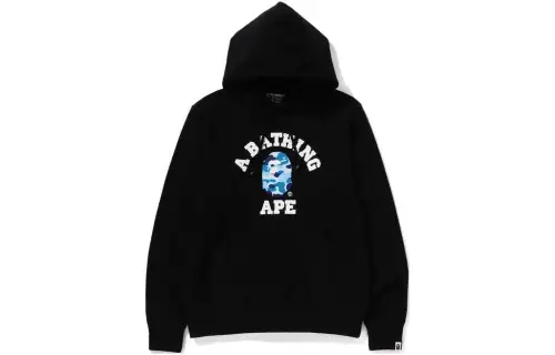 Bape Abc Camo College Organic Cotton Pullover Hoodie