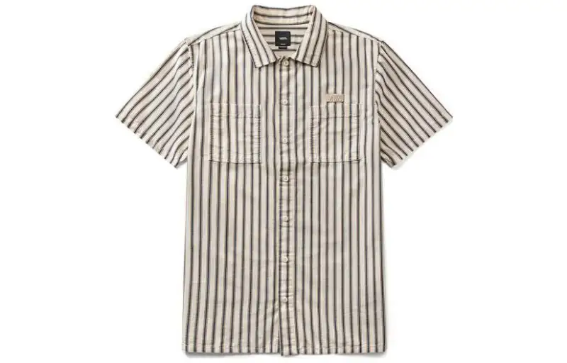 Vans Shirts Men's Ecru Lapel Moderate Other