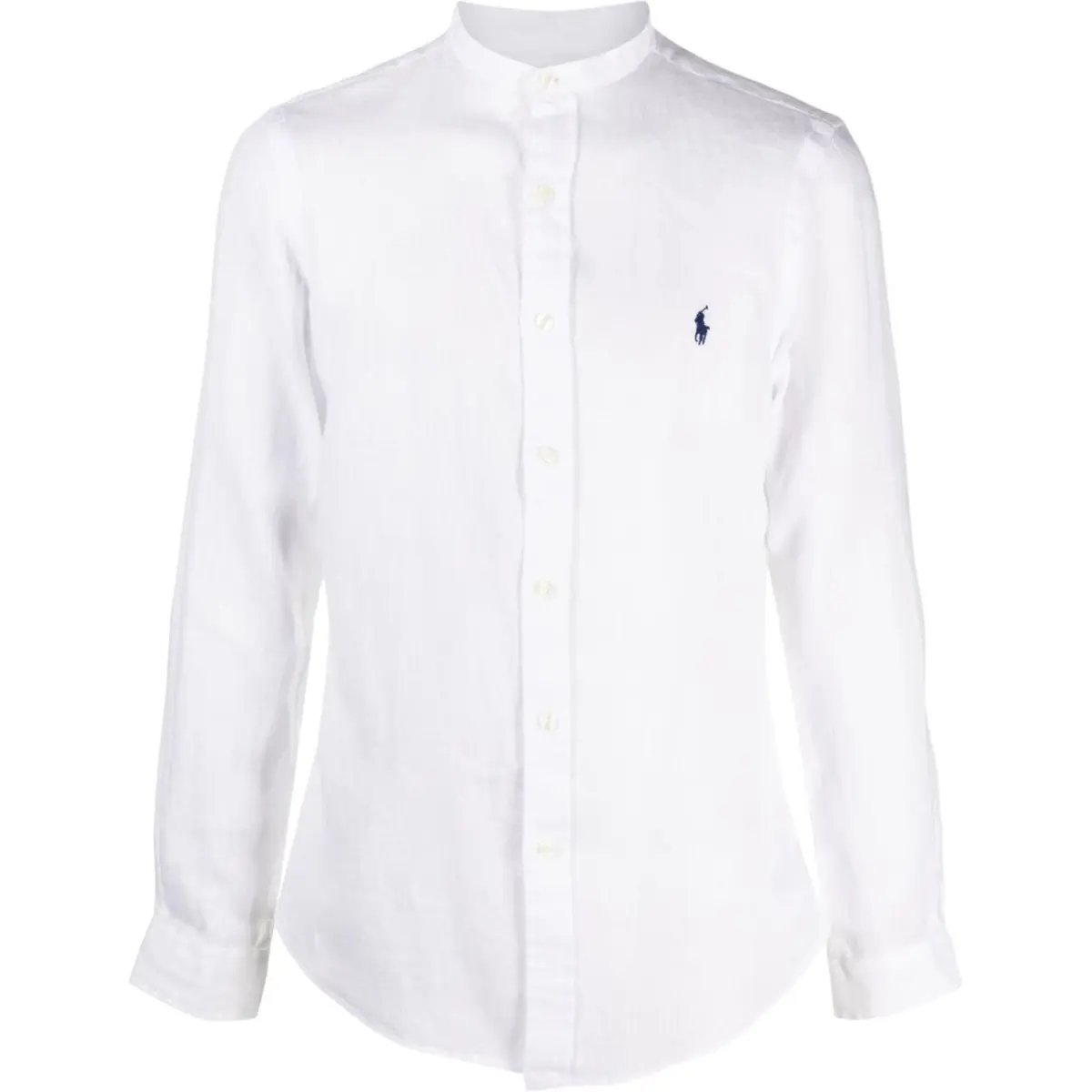 Polo Ralph Lauren Collarless Logo Embroidered Shirt