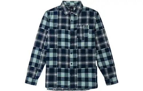 Vans Shirts Men's Dark Blue Lapel Moderate