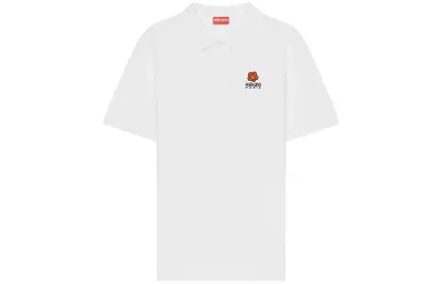 KENZO Logo Embroidered Short-Sleeved Polo Shirt