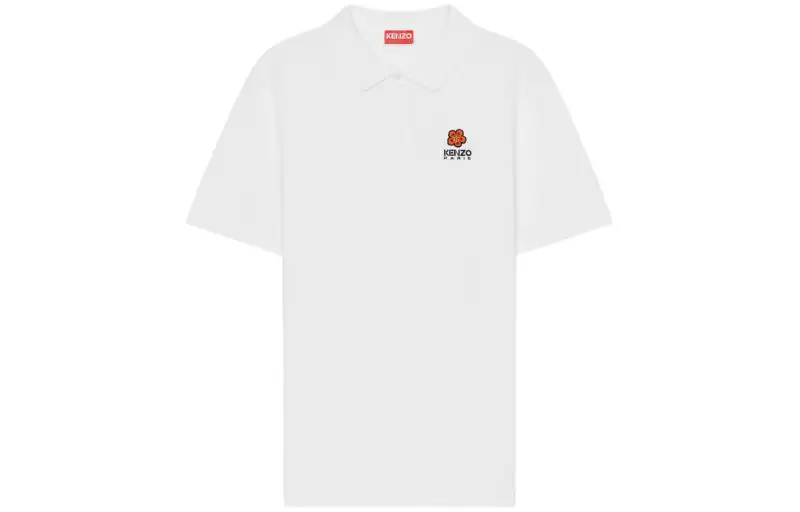 KENZO Logo Embroidered Short-Sleeved Polo Shirt
